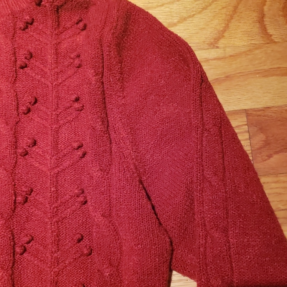 ARDEN B - Turtleneck Textures Crop  Sweater - Picture 3 of 4